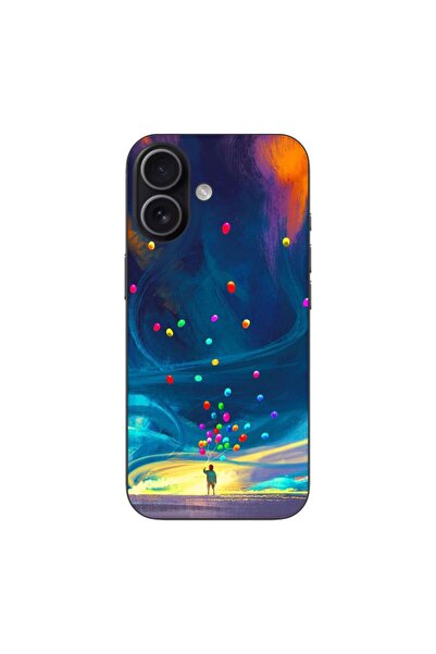 OEM Husa compatibila cu Apple iPhone 17 Silicon Gel Tpu Model Baloane Univers