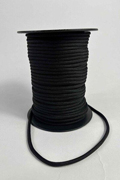 Hobigram 5 mm Premium Paracord Rope 10 Meters Black – Camping Wristband Leash...