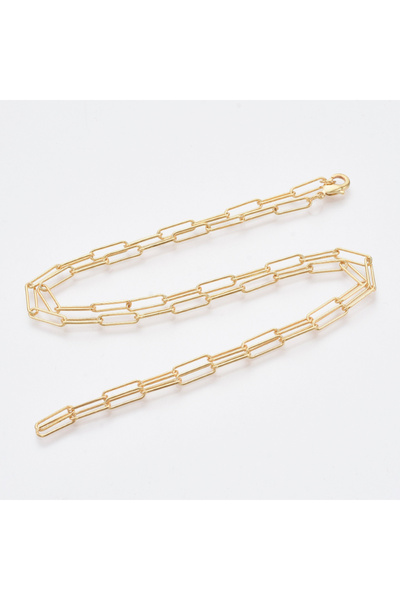 OEM Colier cu lanț infinity, placat cu aur 18K
