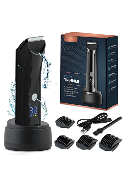 Velixo Hair and Beard Trimmer, LED, Water Resistant, 4 Guards 3-12mm, 90 min ...