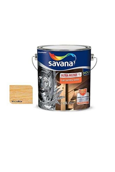 Savana Lac pentru lemn, ultra-rezistent, Savana, incolor 2.5L / EXT10087