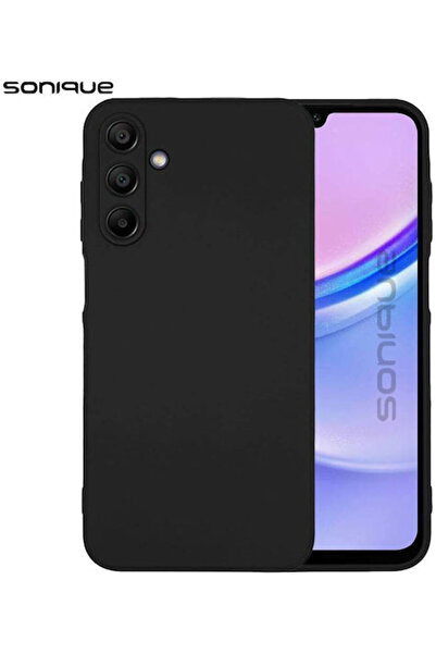 Other Sonique Πίσω Κάλυμμα Σιλικόνης / Υφάσματος Μαύρο (Galaxy A15)