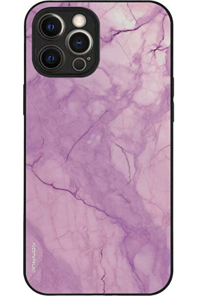 Other Sonique Μαρμάρινη Θήκη για Apple iPhone 12 Pro Max Βιολετί