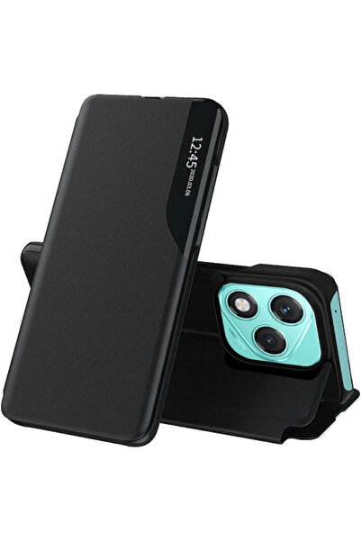 Techsuit Efold Series Πορτοφόλι Σιλικόνης Μαύρο (Honor 400 Lite)