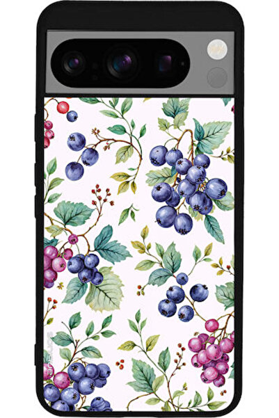 Other Σειρά Φρούτων Sonique Θήκη Κινητού Τηλεφώνου Google Pixel 8 Pro 5G Μύρτιλο
