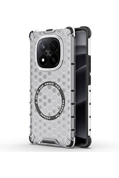 Techsuit Κυψελωτό Προστατευτικό Πλαίσιο Πλαστικό / Σιλικόνης Λευκό (Redmi Not...