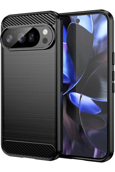Techsuit Προφυλακτήρας Carbon Σιλικόνης / Πλαστικού Μαύρου Χρώματος (Google P...