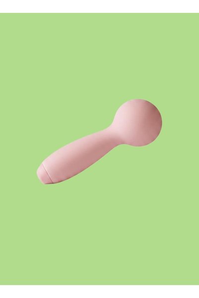 OEM Vibrator tip wand, 5 moduri de vibrație, impermeabil, roz deschis, 13.4x3.9cm