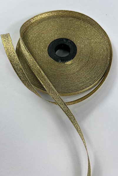 Hobigram Gold 0,5 Lunavera Simli Dekoratif Şerit Kurdele 1 Metre