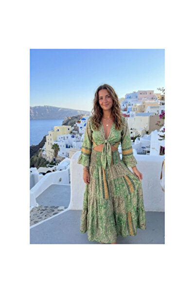 FeteRL BOHO Green Seda Set