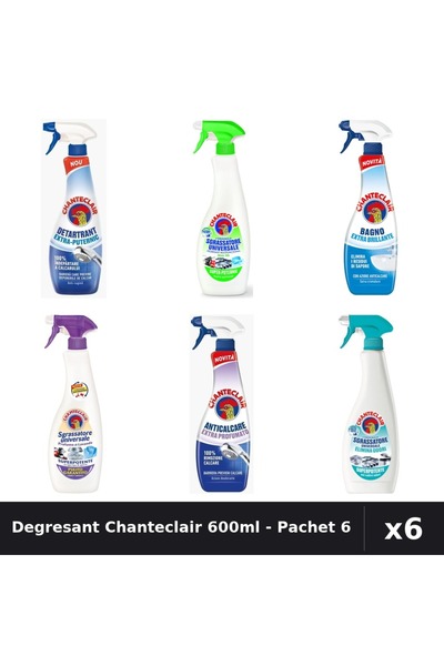 Chanteclair Pachet 6 Degresant Universal 600-625ml - Lamaie, Lavanda, Anti-Mi...