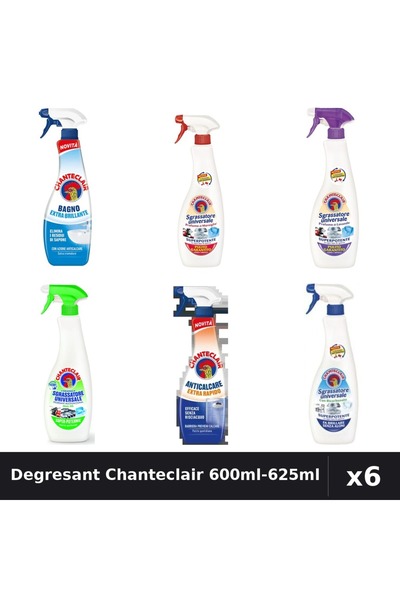Chanteclair Set 6 Degresant Universal 600ml-625ml - Bicarbonat, Lamaie, Marsi...