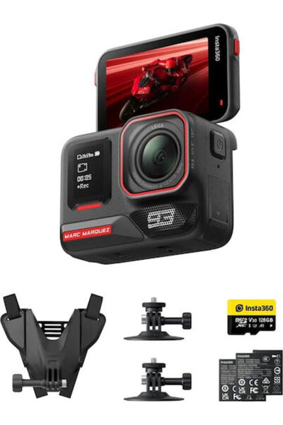 Insta360 Ace Pro 2 Κάμερα Δράσης 8K Υποβρύχια Διπλή Μπαταρία / 128GB MicroSD ...