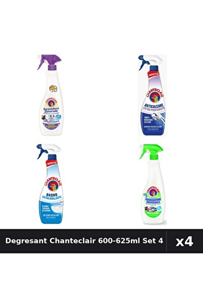 Chanteclair Set 4 Degresant Universal 600-625ml - Lavanda, Lămâie, Extra Parf...