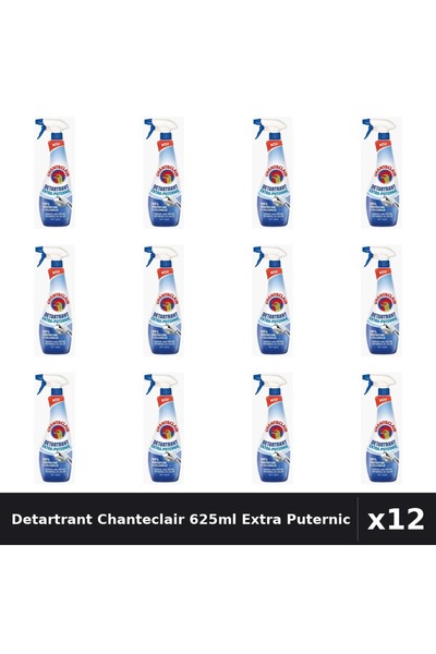 Chanteclair Set 12 Detartrant Universal 625ml - Aroma Extra Puternic, Curaten...