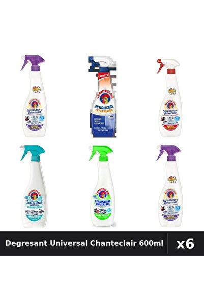 Chanteclair Set 6 Degresant Universal 600ml - Mosc, Marsilia, Lavanda, Lămâie...