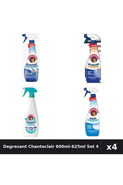 Chanteclair Set 4 Degresant Universal 600ml-625ml - Extra Puternic, Rapid, St...
