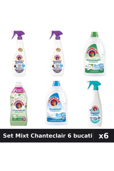 Chanteclair Set 6 Degresant și Detergent - 600ml, 1575ml, 1800ml - Curatenie ...