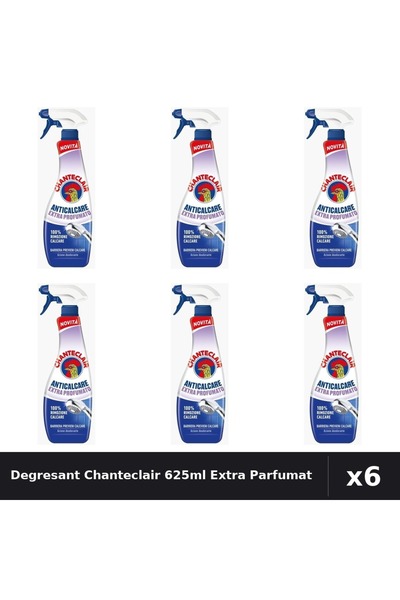 Chanteclair Set 6 Degresant Universal 625ml Extra Parfumat - Anticalcar Puternic