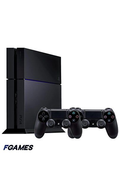 Sony Consola Playstation 4 Ps4 500gb + Două controlere PlayStation 4 (recondi...