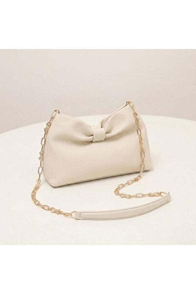 Generic Women’s Elegant Bow-Tie Handbag, Soft Leather-Look Shoulder Bag with ...