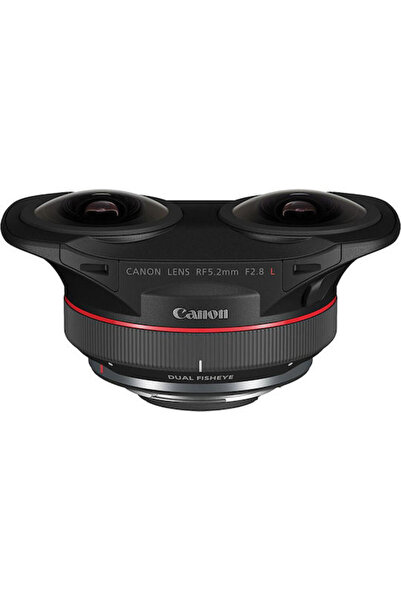 Canon Φακός Κάμερας Πλήρους Καρέ 5.2mm f2.8L 3D VR Fisheye για Βάση RF Μαύρο