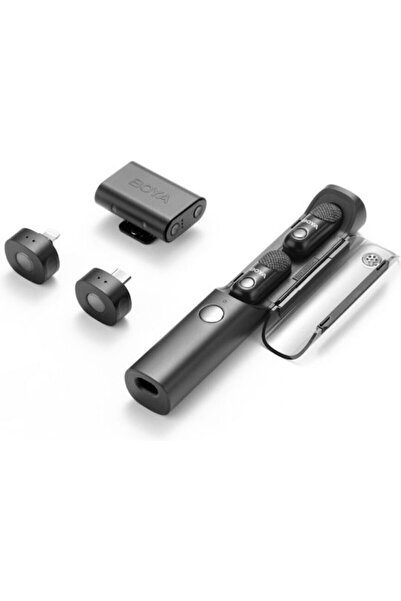 AS BOYA Boya Magic-02 Set Δυναμικό Microphone Clip On Journalistic