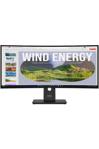 LENOVO T34WD-40 Υπερευρεία Οθόνη IPS 34 " QHD 3440x1440 με Χρόνο Απόκρισης 6m...
