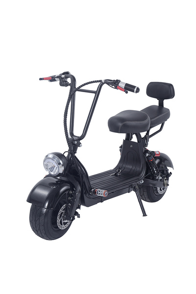 Ummelia سكوتر كهربائي FlowMoped Pro بقوة 500 واط للبالغين مع مقعد ومدى بطارية...