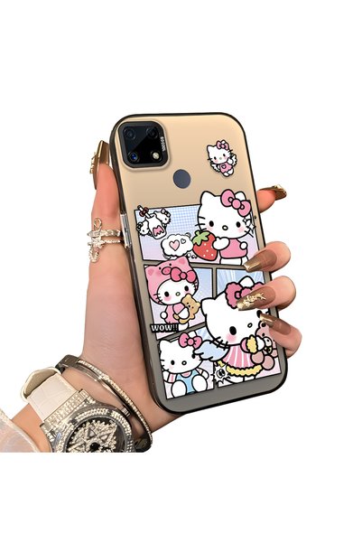 ucuc Realme C15/C25/C25S Compatible Stylish Cartoon Printed Shockproof Case