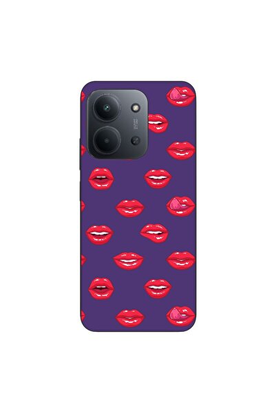 OEM Husa compatibila cu Xiaomi Redmi 15C Silicon Gel Tpu Model Buze Pattern