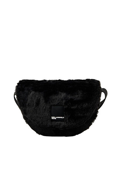 Karl Lagerfeld Γυναικεία Τσάντα Μαύρη Jeans A4W30215-999 BLACK