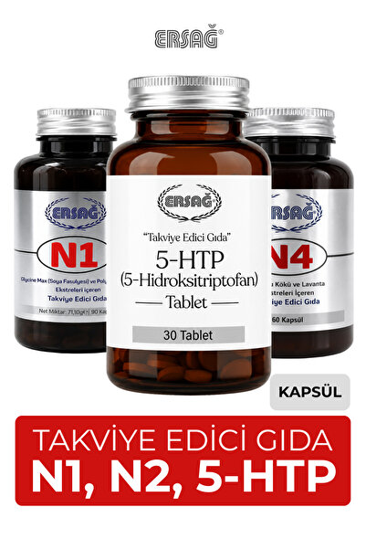 Ersağ N1 Kapsül N2 Kapsül 5-HTP Tablet Seti