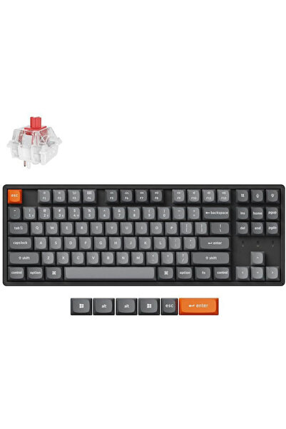 Keychron K8 Max K8M-J1 Ασύρματο Μηχανικό Πληκτρολόγιο Gaming Χωρίς Πλήκτρα Αρ...