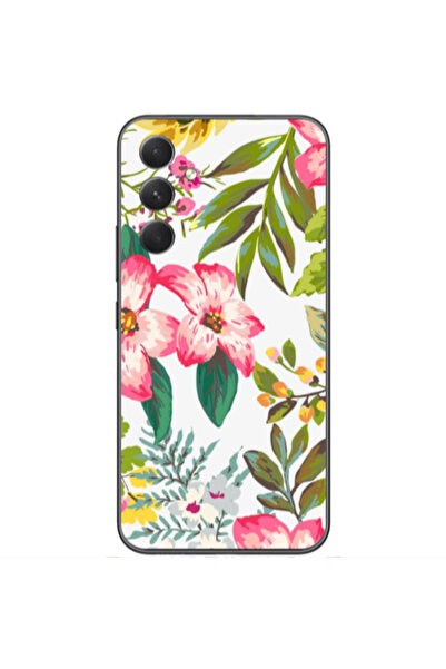 Other Samsung Galaxy A05s Red laves Transparent Silicone TPU Θήκη