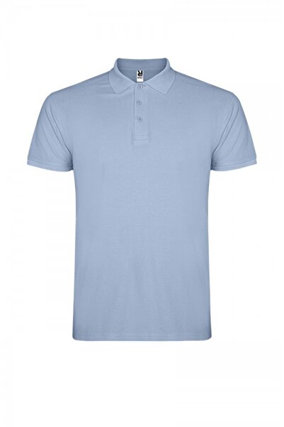 ROLY Men's polo shirt, 100% cotton, Star, zen blue