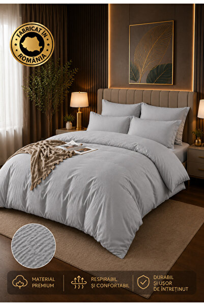 RALEX PUCIOASA Gofre Non-Wicking Bedding Set 6 Pieces, Elastic Fitted Sheet 1...