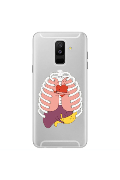 Other Samsung A6 Plus Anatomy Transparent Silicone TPU Θήκη