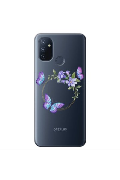 Other Oneplus Nord 100 Butterfly on the ring Transparent Silicone TPU Θήκη