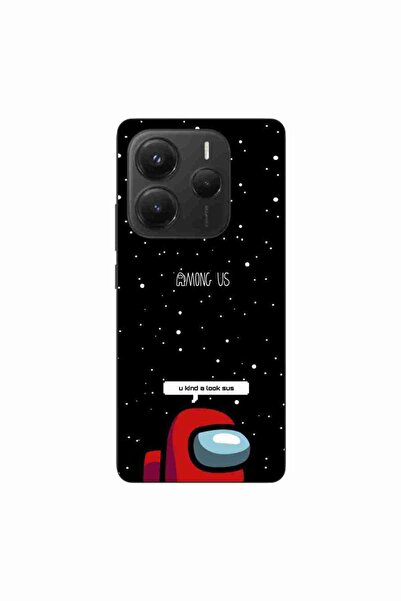OEM Калъф, съвместим с Xiaomi Redmi Note 14 5G, силиконов гел TPU, с десен Am...