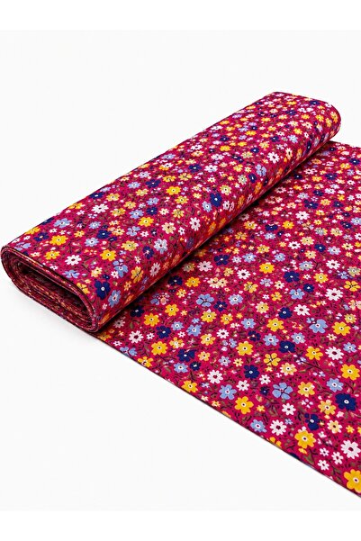 Zümra Baby 100% Cotton Patterned Poplin Fabric - Floral - (50×170cm)