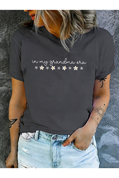 mercoledi Women's Mix Printed Crew Neck Regular Fit T-Shirt