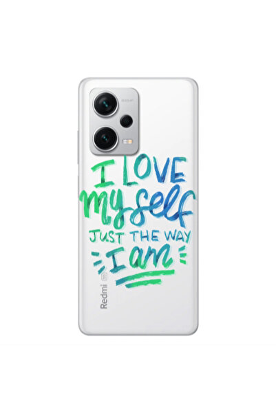 Other Xiaomi Redmi Note 12 5G I Love My self Transparent Silicone TPU Θήκη