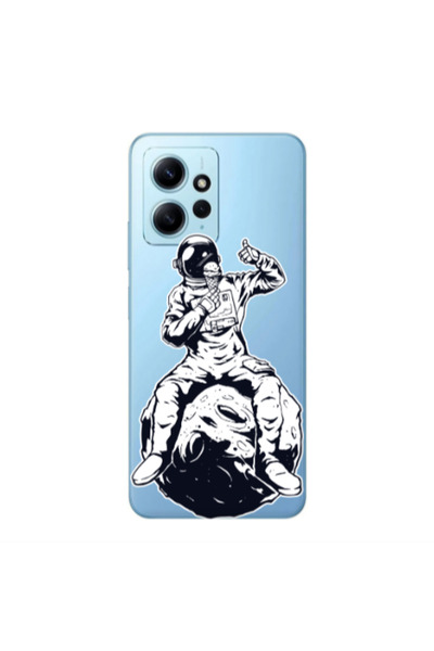 Other Xiaomi Redmi Note 12 4G ice cream in space Transparent Silicone TPU Θήκη