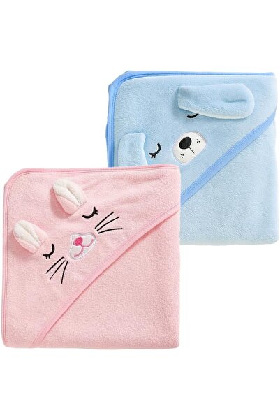 Arabest 2-Piece Hooded Baby Towel Set,Soft Absorbent Cotton Blend,for Newborn...