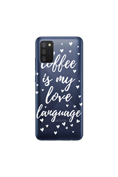 Other Samsung A02s Coffe is my love language Transparent Silicone TPU Θήκη