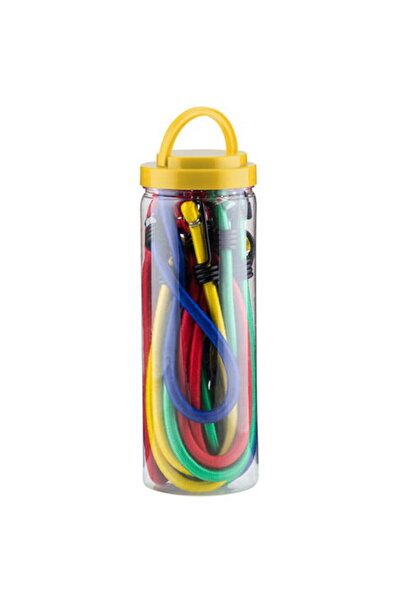 Fieldmann Top Bottom Set of 8 Elastic Rubber Straps, Multicolor