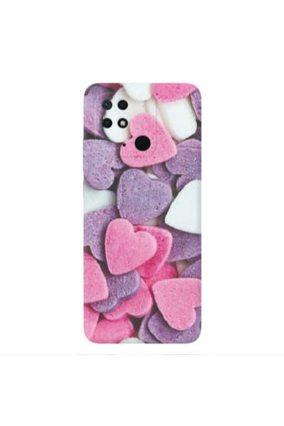 Other Xiaomi Redmi 10C Sponge Hearts Transparent Silicone TPU Θήκη