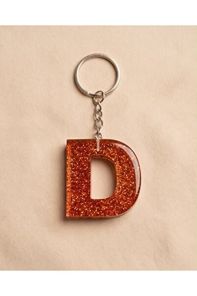 Luvia Accesories Keychain Letter D Epoxy