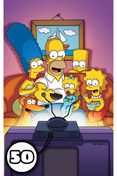 the simpsons Βιβλίο ζωγραφικής - 50 εικονογραφήσεις Σίμπσον - Α4